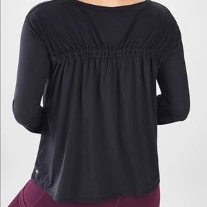 Fabletics Cashel Cinch Back Long Sleeve XXS